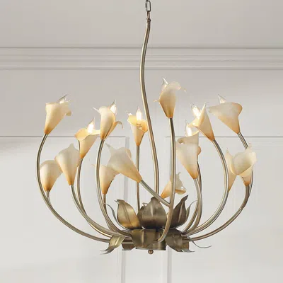 Frontgate Mirabel Chandelier In Gold