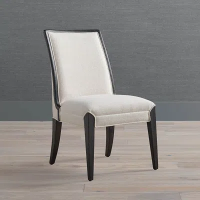 Frontgate Mirasol Dining Side Chair In Snow Crypton Nomad Performance