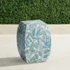 Frontgate Mosaic Vinery Handpainted Stool
