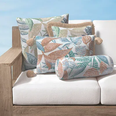 Frontgate Mosaic Vinery Indoor/outdoor Pillow In Claypot