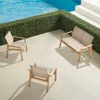 Frontgate Newport 3-pc. Loveseat Set In Natural Teak