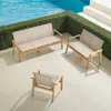 Frontgate Newport 4-pc. Sofa Set In Natural Teak