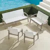 Frontgate Newport 4-pc. Teak Sofa Set
