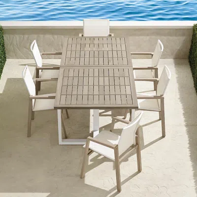 Frontgate Newport 7-pc. Teak Dining Set