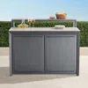 Frontgate Newport Bar In Matte Black Aluminum