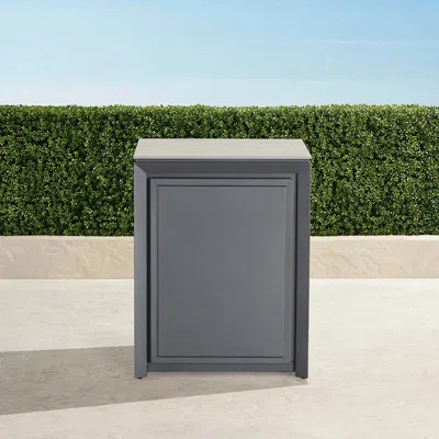 Frontgate Newport Outdoor Kitchen In Matte Black Aluminum