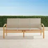 Frontgate Newport Sofa In Natural Teak