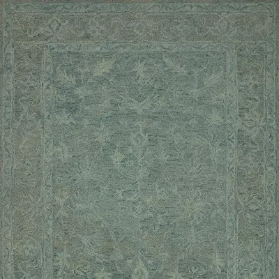 Frontgate Odessey Hand-hooked Wool Rug In Gray