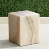 Frontgate Onyx Stone Accent Table