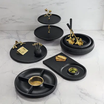 Frontgate Onyx Wood Serveware Collection
