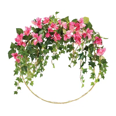 Frontgate Outdoor Bougainvillea & Ivy Micro Light Wall Hang In Multi