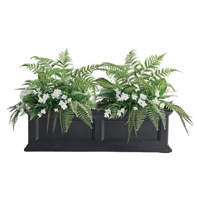 Frontgate Outdoor Mixed Evergreen & Fern Window Box Filler In Green