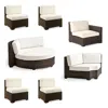 Frontgate Palermo 7-pc. Left-facing Daybed Set In Bronze Finish