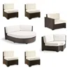 Frontgate Palermo 7-pc. Right-facing Daybed Set In Bronze Finish