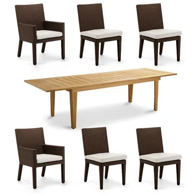 Frontgate Palermo 7-pc. Rectangular Extendable Dining Set