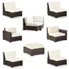 Frontgate Palermo 8-pc. Curved Modular Set In Bronze Wicker