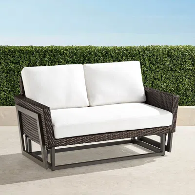 Frontgate Palermo Gliding Bench In Black