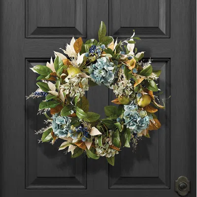 Frontgate Palmer Hydrangea And Pear Wreath