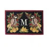 Frontgate Partridge Pear Tree Monogram Door Mat In Multi