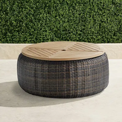 Frontgate Pasadena Coffee Table In Brown