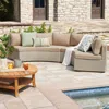 Frontgate Pasadena Ii 2-pc. Modular Sofa Set In Dove Finish