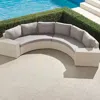 Frontgate Pasadena Ii 4-pc. Modular Sofa Set In Ivory Finish
