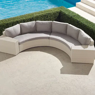 Frontgate Pasadena Ii 4-pc. Modular Sofa Set In Ivory Finish