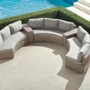 Frontgate Pasadena Ii 5-pc. Modular Sofa Set In Dove Finish