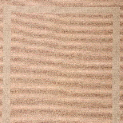Frontgate Petra Border Indoor/outdoor Rug In Brown