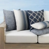 Frontgate Piedmont Indoor/outdoor Pillow Collection By Elaine Smith In Blue