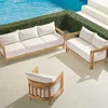 Frontgate Porticello 3-pc. Sofa Set In Natural Teak