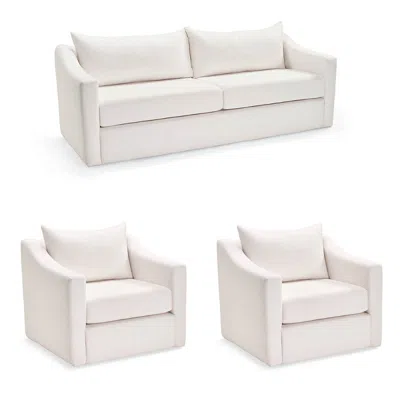 Frontgate Portico Tailored Furniture Covers In White