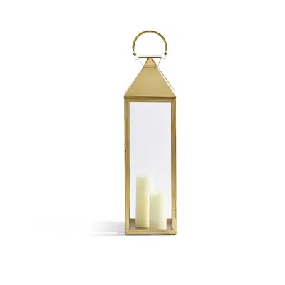 Frontgate Quincy Lantern In Gold
