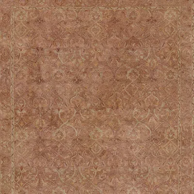 Frontgate Quinn Hand-tufted Area Rug In Brown
