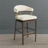 Frontgate Reign Swivel Bar & Counter Stools In Brown