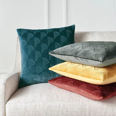 Frontgate Reina Quilted Pillow Cover In Ochre