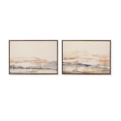 Frontgate Roaming Hills Landscape Giclee Print Diptych In Black