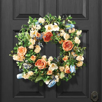 Frontgate Rosalia Wreath