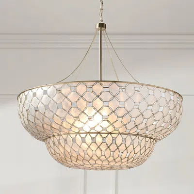 Frontgate Roslin Capiz Chandelier