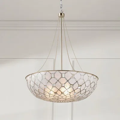 Frontgate Roslin Capiz Pendant