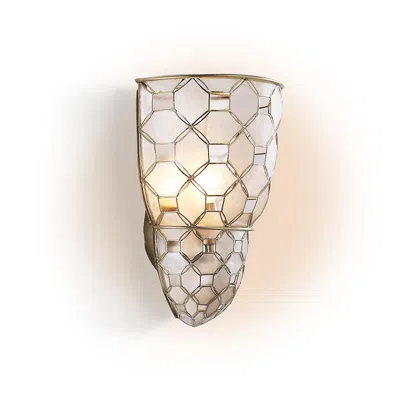 Frontgate Roslin Capiz Wall Sconce