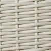 Frontgate Round Flat Wicker Ivory