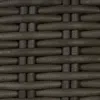 FRONTGATE ROUND WICKER DARK GRAVEL