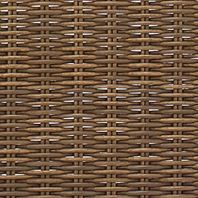 Frontgate Round Wicker Driftwood In Brown