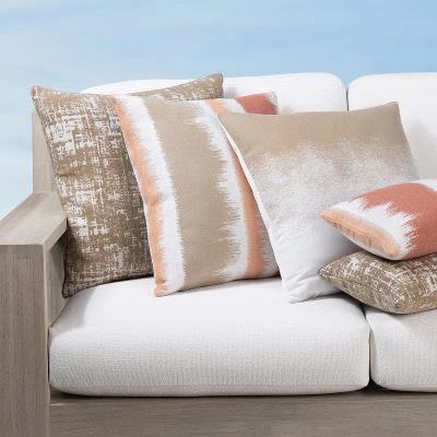 Frontgate Sandscape Indoor/outdoor Pillow Collection By Elaine Smith In Neutral