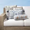 Frontgate Santorini Tile Indoor/outdoor Pillow In Sunrise
