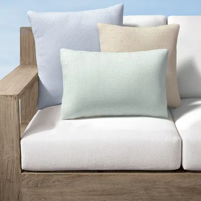 Frontgate Sardinia Indoor/outdoor Pillow In Blue