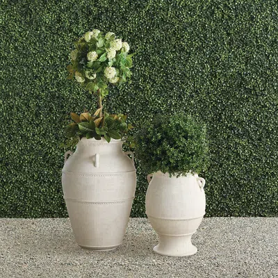 Frontgate Sardinia Planter In White