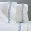 Frontgate Set Of 2 1000 Thread Count Scroll Pillowcases In Mist Blue