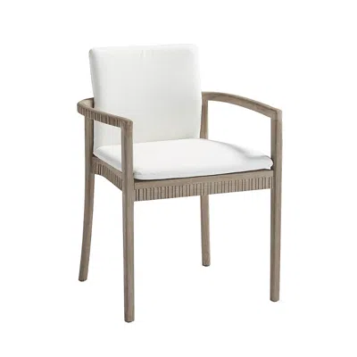 Frontgate Set Of 2 Alessia Dining Replacement Cushions In White